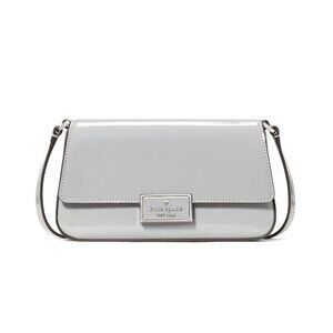 New Kate Spade Reegan Patent Mini Flap Crossbody Pavement